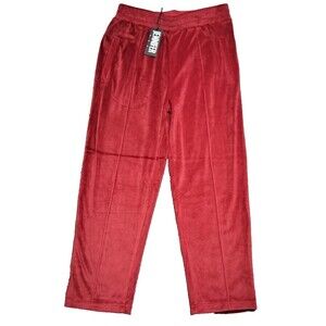 Jennifer USA Velvet Pull On Pants Women Size 1 Stretch Velour Sweatpants Makayla